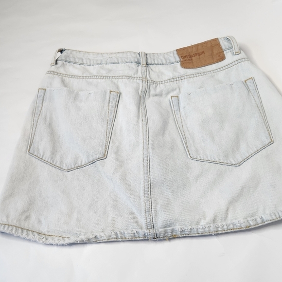 One Teaspoon Brando Size 31 Mini Jean Skirt - Picture 2 of 11